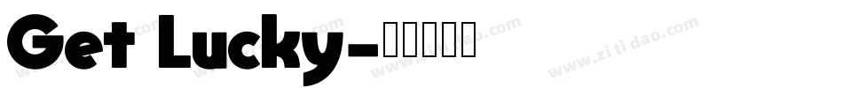 Get Lucky字体转换
